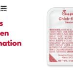 Chick-fil-A Sauces Allergen Menu